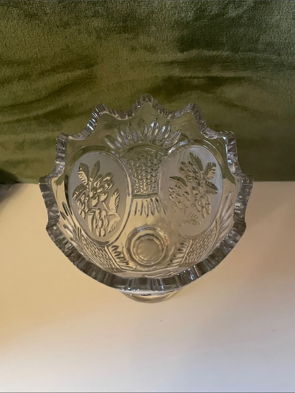 ZAJECAR vintage crystal vase